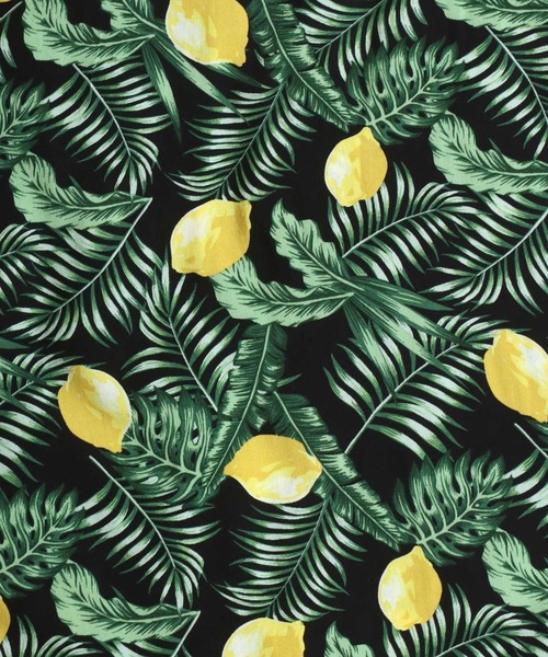 ANPAS(アンパス)の「Rayon Patterned Aloha Shirt / レーヨン 総柄 アロハシャツ オープンカラー 開襟シャツ メンズ トップス ハワイアンシャツ 半袖(シャツ/ブラウス・メンズ・グレー系/レッド系/ブラック系/ホワイト系/ネイビー系・L/LL/M)」の15枚目の写真