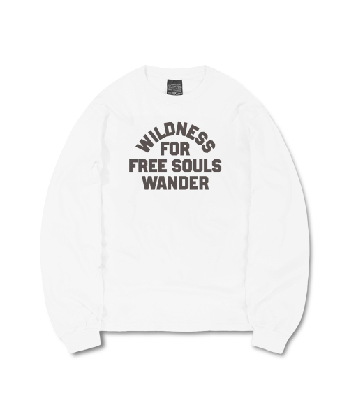 DURTの「WANDER LONG SLEEVE TEE (WHITE)(Tシャツ/カットソー・レディース・その他・SMALL/MEDIUM/LARGE/X-LARGE)」の1枚目の写真