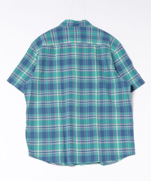 L.L.Bean(エルエルビーン)の「マドラス・シャツ、半袖 スライトリー・フィット 米国フィット・レギュラー(シャツ/ブラウス・メンズ・ブルー系その他2/オレンジ系その他/イエロー系その他/パープル系その他/ブルー系その他/ピンク系その他・MEDIUM/SMALL/LARGE)」の12枚目の写真