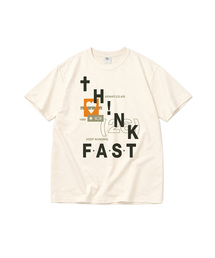 Think Fast クールコットン半袖Tシャツ