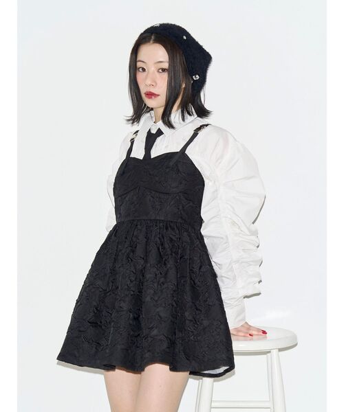 jouetie（ジュエティ）の「【kaorinomori×jouetie】ビジューバブーシュカ（その他ヘアアクセサリー・レディース・ブラック/グレー・FREE）」の21枚目の写真