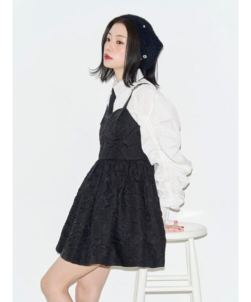 jouetie（ジュエティ）の「【kaorinomori×jouetie】ビジューバブーシュカ（その他ヘアアクセサリー・レディース・ブラック/グレー・FREE）」の22枚目の写真