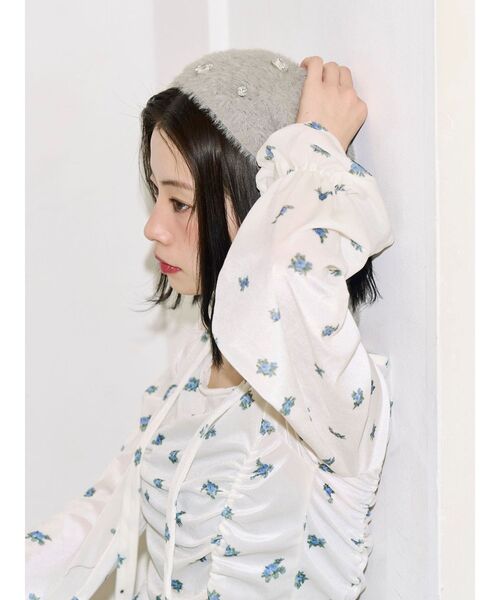 jouetie(ジュエティ)の「【kaorinomori×jouetie】ビジューバブーシュカ(その他ヘアアクセサリー・レディース・ブラック/グレー・FREE)」の8枚目の写真