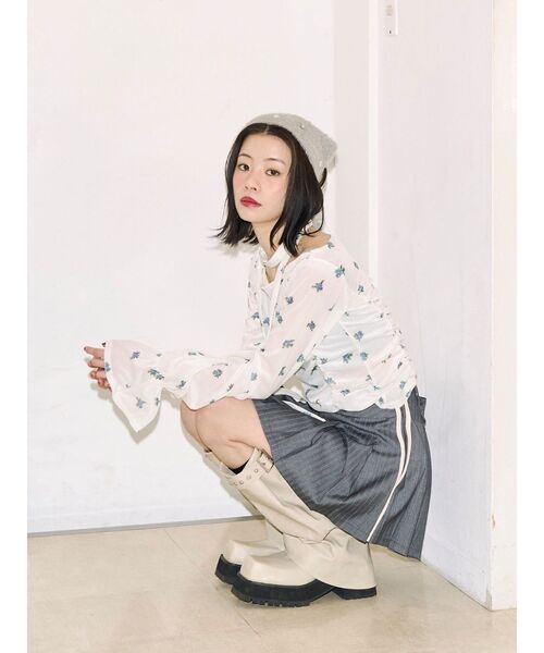 jouetie（ジュエティ）の「【kaorinomori×jouetie】ビジューバブーシュカ（その他ヘアアクセサリー・レディース・ブラック/グレー・FREE）」の11枚目の写真
