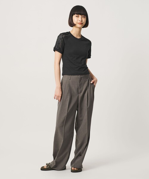 adidas Originals(アディダスオリジナルス)の「<adidas Originals>CALI ショートスリーブ Tシャツ(Tシャツ/カットソー・レディース・ブラック・M)」の4枚目の写真