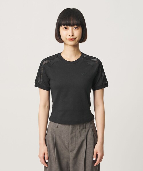 adidas Originals(アディダスオリジナルス)の「<adidas Originals>CALI ショートスリーブ Tシャツ(Tシャツ/カットソー・レディース・ブラック・M)」の5枚目の写真