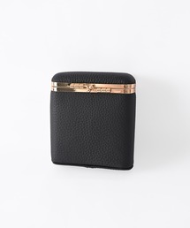 STYLE DELI（スタイルデリ）の「【BLK001】リップスティックミラー付きレザーケース（ポーチ）」