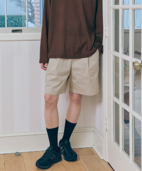 MALEN(マレン)の「ユニセックスイージーショーツクリーム(その他パンツ・メンズ・Cream・FREE)」の1枚目の写真