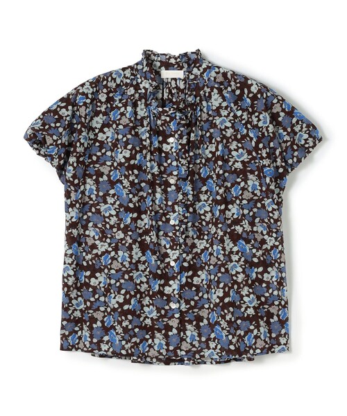 BALLSEY(ボールジィ)の「リルフラワープリント フリルカラーブラウス(シャツ/ブラウス・レディース・ブラウン系その他/ブルー系その他・36)」の13枚目の写真