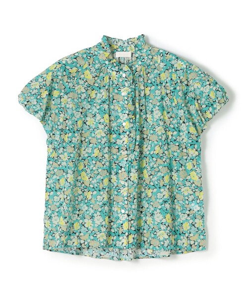 BALLSEY(ボールジィ)の「リルフラワープリント フリルカラーブラウス(シャツ/ブラウス・レディース・ブラウン系その他/ブルー系その他・36)」の14枚目の写真