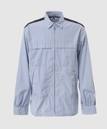 JUNYA WATANABE MAN | COTTON STRIPE ZIP-UP SHIRTS(シャツ/ブラウス)