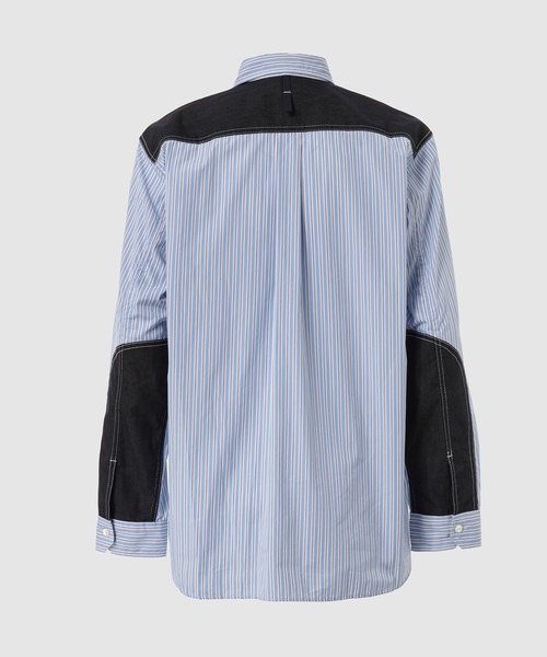 COTTON STRIPE ZIP-UP SHIRTS（シャツ/ブラウス）｜JUNYA WATANABE MAN