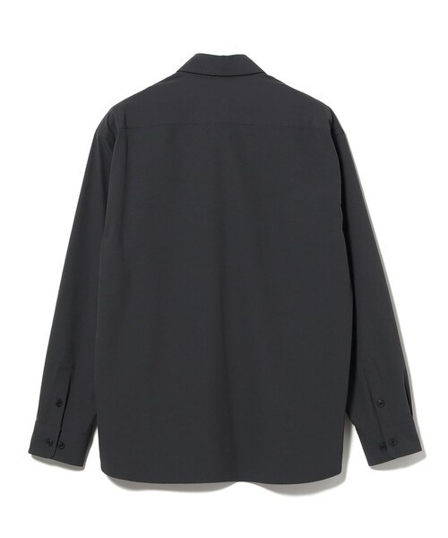 BEAMS HEART(ビームスハート)の「ミニリップストップ ナイロン シャツ(接触冷感)(シャツ/ブラウス・メンズ・ブラック/グレー・MEDIUM/SMALL/X-LARGE/LARGE)」の12枚目の写真