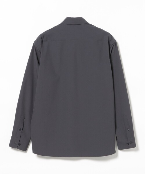 BEAMS HEART(ビームスハート)の「ミニリップストップ ナイロン シャツ(接触冷感)(シャツ/ブラウス・メンズ・ブラック/グレー・MEDIUM/SMALL/X-LARGE/LARGE)」の19枚目の写真