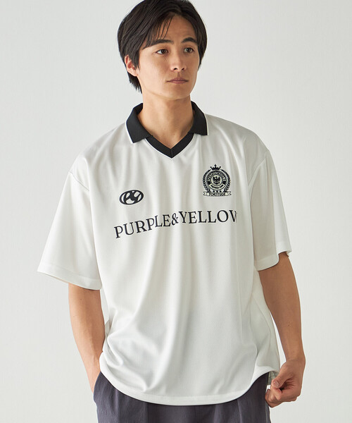 Purple&Yellow(パープルアンドイエロー)の「ゲームシャツ(Tシャツ/カットソー・メンズ・ホワイト/ブラック・SMALL/MEDIUM/LARGE)」の8枚目の写真