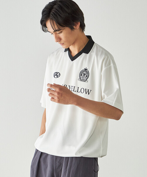 Purple&Yellow(パープルアンドイエロー)の「ゲームシャツ(Tシャツ/カットソー・メンズ・ホワイト/ブラック・SMALL/MEDIUM/LARGE)」の13枚目の写真