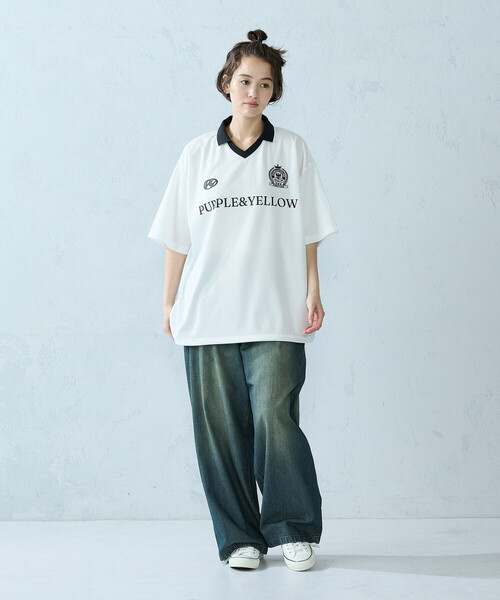 Purple&Yellow(パープルアンドイエロー)の「ゲームシャツ(Tシャツ/カットソー・メンズ・ホワイト/ブラック・SMALL/MEDIUM/LARGE)」の22枚目の写真