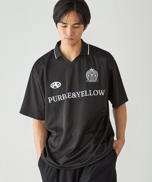 Purple&Yellow(パープルアンドイエロー)の「ゲームシャツ(Tシャツ/カットソー・メンズ・ホワイト/ブラック・SMALL/MEDIUM/LARGE)」の5枚目の写真