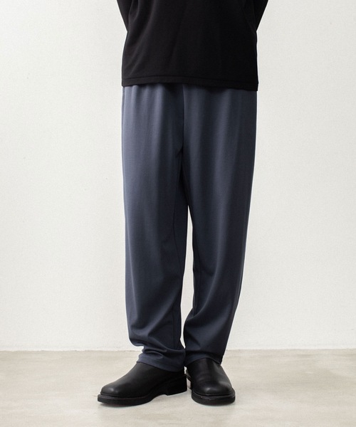 ATTACHMENT(アタッチメント)の「コットンダブルフェイス ラウンジトラウザーズ / COTTON DOUBLE FACE LOUNGE TROUSERS(その他パンツ・メンズ・グレイッシュベージュ/ダークグレー/ネイビー/ブラック・1/2/3/4/5)」の4枚目の写真