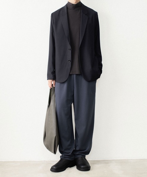 ATTACHMENT(アタッチメント)の「コットンダブルフェイス ラウンジトラウザーズ / COTTON DOUBLE FACE LOUNGE TROUSERS(その他パンツ・メンズ・グレイッシュベージュ/ダークグレー/ネイビー/ブラック・1/2/3/4/5)」の10枚目の写真