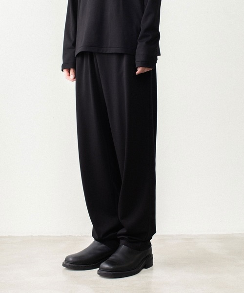ATTACHMENT(アタッチメント)の「コットンダブルフェイス ラウンジトラウザーズ / COTTON DOUBLE FACE LOUNGE TROUSERS(その他パンツ・メンズ・グレイッシュベージュ/ダークグレー/ネイビー/ブラック・1/2/3/4/5)」の14枚目の写真