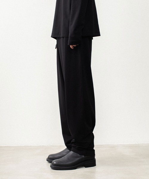 ATTACHMENT(アタッチメント)の「コットンダブルフェイス ラウンジトラウザーズ / COTTON DOUBLE FACE LOUNGE TROUSERS(その他パンツ・メンズ・グレイッシュベージュ/ダークグレー/ネイビー/ブラック・1/2/3/4/5)」の15枚目の写真