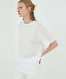 RIDIFI（リディフィ）の「FLIMSY FABRIC T-SHIRTS_WHITE（Tシャツ/カットソー）」