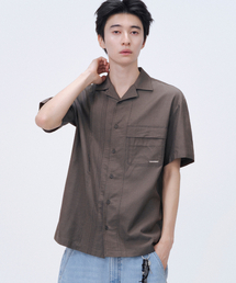 Stitch bowling shirt KHAKI