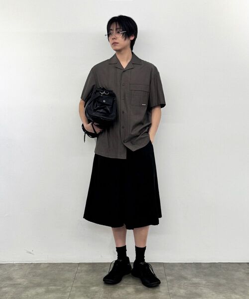 MISEKISEOUL MEN(ミセキソウルメンズ)の「Stitch bowling shirt KHAKI(シャツ/ブラウス・メンズ・その他・2/3)」の4枚目の写真