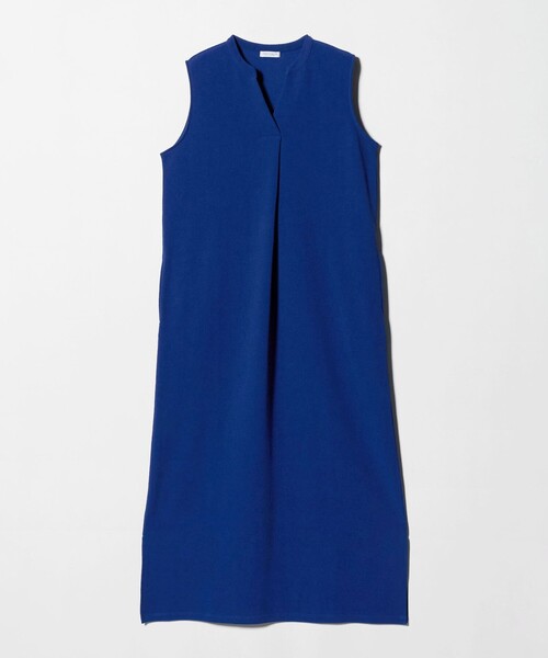 A DAY IN THE LIFE UNITED ARROWS(アデイインザライフユナイテッドアローズ)の「ジャガード スキッパー ノースリーブワンピース <A DAY IN THE LIFE>(ワンピース・レディース・コバルトブルー/ダークブラウン/ブラック/イエロー・FREE)」の3枚目の写真