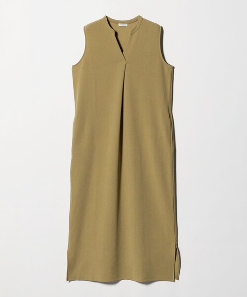 A DAY IN THE LIFE UNITED ARROWS(アデイインザライフユナイテッドアローズ)の「ジャガード スキッパー ノースリーブワンピース <A DAY IN THE LIFE>(ワンピース・レディース・コバルトブルー/ダークブラウン/ブラック/イエロー・FREE)」の4枚目の写真