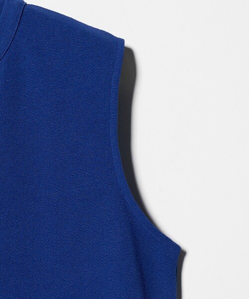 A DAY IN THE LIFE UNITED ARROWS(アデイインザライフユナイテッドアローズ)の「ジャガード スキッパー ノースリーブワンピース <A DAY IN THE LIFE>(ワンピース・レディース・コバルトブルー/ダークブラウン/ブラック/イエロー・FREE)」の11枚目の写真