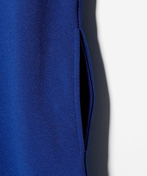 A DAY IN THE LIFE UNITED ARROWS(アデイインザライフユナイテッドアローズ)の「ジャガード スキッパー ノースリーブワンピース <A DAY IN THE LIFE>(ワンピース・レディース・コバルトブルー/ダークブラウン/ブラック/イエロー・FREE)」の13枚目の写真