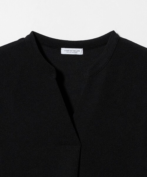 A DAY IN THE LIFE UNITED ARROWS(アデイインザライフユナイテッドアローズ)の「ジャガード スキッパー ノースリーブワンピース <A DAY IN THE LIFE>(ワンピース・レディース・コバルトブルー/ダークブラウン/ブラック/イエロー・FREE)」の15枚目の写真