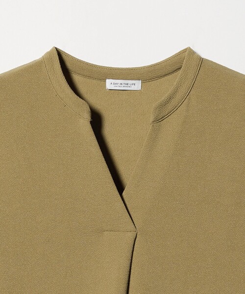 A DAY IN THE LIFE UNITED ARROWS(アデイインザライフユナイテッドアローズ)の「ジャガード スキッパー ノースリーブワンピース <A DAY IN THE LIFE>(ワンピース・レディース・コバルトブルー/ダークブラウン/ブラック/イエロー・FREE)」の20枚目の写真
