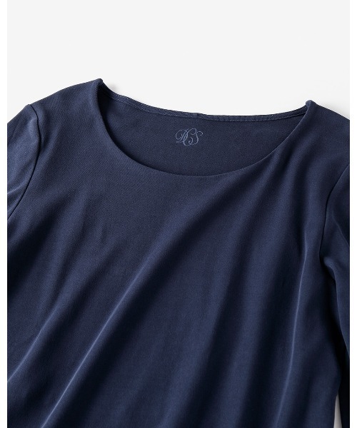 DoCLASSE( ドゥクラッセ)の「ハイカウントコットン・ジャケットイン(Tシャツ/カットソー・レディース・キナリ/ライトグレー/ダークグレー/キャメル/ダークネイビー・M/3L/S/L)」の16枚目の写真