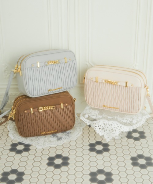 JILL by JILL STUART（ジルバイジルスチュアート）の「パフィーポシェット（ショルダーバッグ・レディース・ブルー/ピンク/ブラウン系その他・FREE）」の7枚目の写真