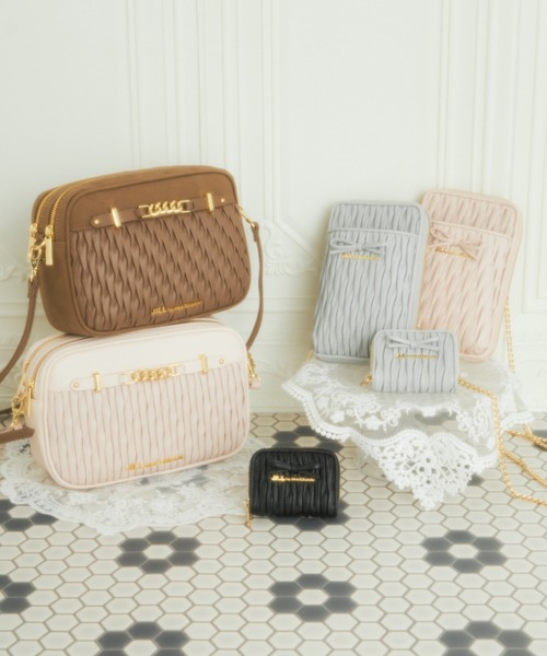 JILL by JILL STUART（ジルバイジルスチュアート）の「パフィーポシェット（ショルダーバッグ・レディース・ブルー/ピンク/ブラウン系その他・FREE）」の8枚目の写真