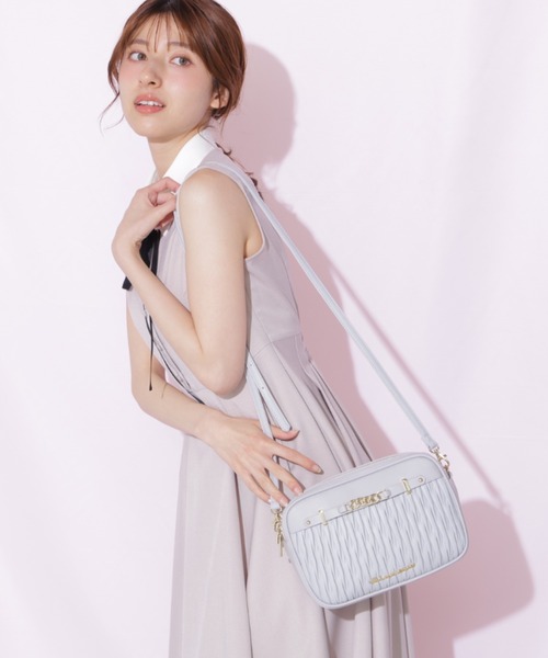JILL by JILL STUART（ジルバイジルスチュアート）の「パフィーポシェット（ショルダーバッグ・レディース・ブルー/ピンク/ブラウン系その他・FREE）」の10枚目の写真