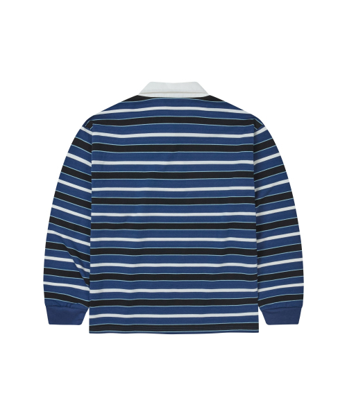 FERNOV(ペルノブ)の「ストライプラグビーTシャツブルー(スウェット・レディース・その他・2/3/1)」の7枚目の写真