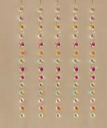 ammy.（エイミードット）の「【 ammy. / エイミードット 】 クリア＆オーロラ サンキャッチャー 5点セット/30ｃｍ（家具）」