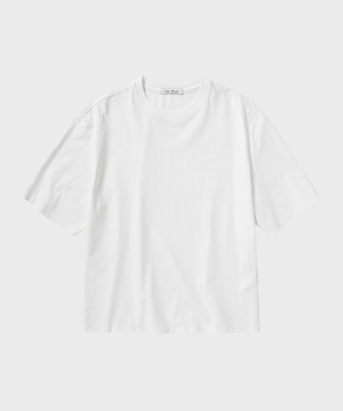 NONBLANK(ノンブランク)の「記者コットンクロップHS Tシャツ_WHITE(Tシャツ/カットソー・メンズ・ホワイト・MEDIUM/LARGE/X-LARGE)」の1枚目の写真