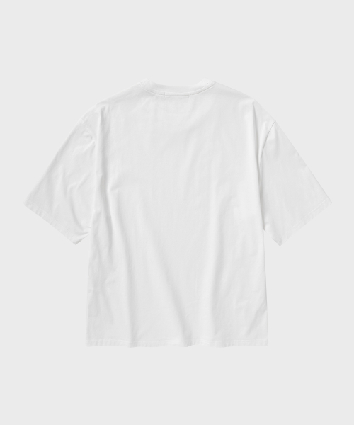 NONBLANK(ノンブランク)の「記者コットンクロップHS Tシャツ_WHITE(Tシャツ/カットソー・メンズ・ホワイト・MEDIUM/LARGE/X-LARGE)」の2枚目の写真