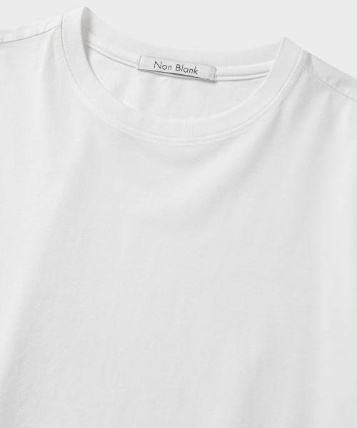 NONBLANK(ノンブランク)の「記者コットンクロップHS Tシャツ_WHITE(Tシャツ/カットソー・メンズ・ホワイト・MEDIUM/LARGE/X-LARGE)」の3枚目の写真