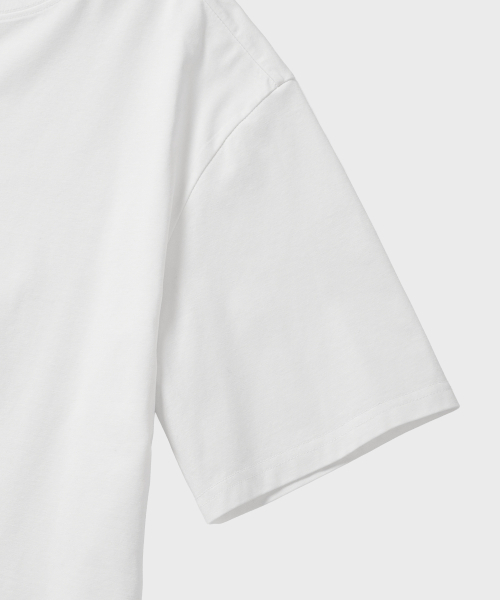 NONBLANK(ノンブランク)の「記者コットンクロップHS Tシャツ_WHITE(Tシャツ/カットソー・メンズ・ホワイト・MEDIUM/LARGE/X-LARGE)」の4枚目の写真