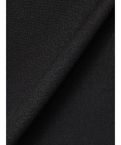 Perfect Suit FActory（パーフェクトスーツファクトリー）の「レースペプラムカットトップス（Tシャツ/カットソー・レディース・ブラック・M）」の4枚目の写真