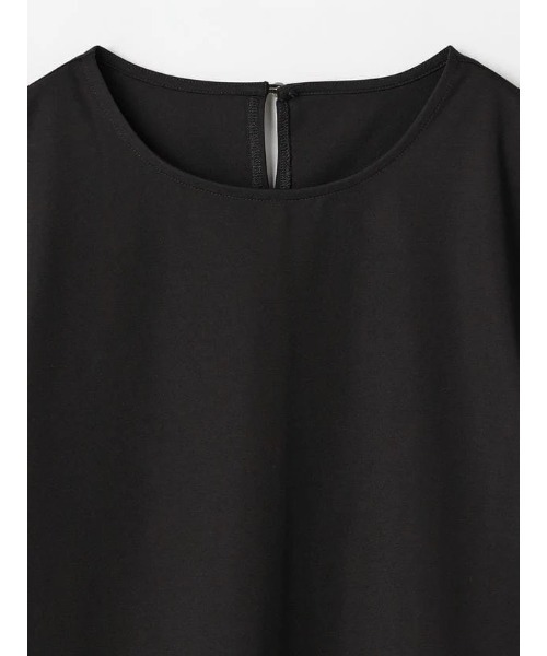 Perfect Suit FActory（パーフェクトスーツファクトリー）の「レースペプラムカットトップス（Tシャツ/カットソー・レディース・ブラック・M）」の8枚目の写真