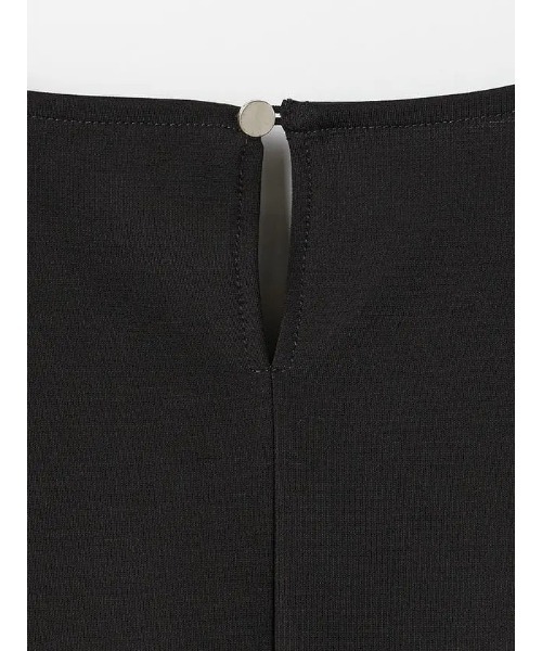 Perfect Suit FActory（パーフェクトスーツファクトリー）の「レースペプラムカットトップス（Tシャツ/カットソー・レディース・ブラック・M）」の11枚目の写真