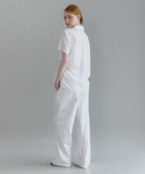 MICANE(ミケーネ)の「ウィラディストラップシャツ(シャツ/ブラウス・レディース・スカイブルー/アイボリー・SMALL/MEDIUM/LARGE/X-LARGE)」の10枚目の写真