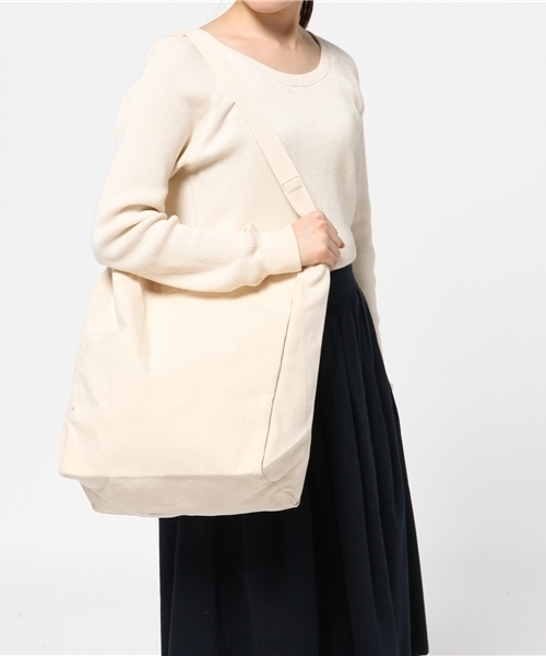 Kastane（カスタネ）の「キャンバストートBAG（ショルダーバッグ・レディース・アイボリー/カーキ/ネイビー・ONE SIZE/FREE）」の13枚目の写真